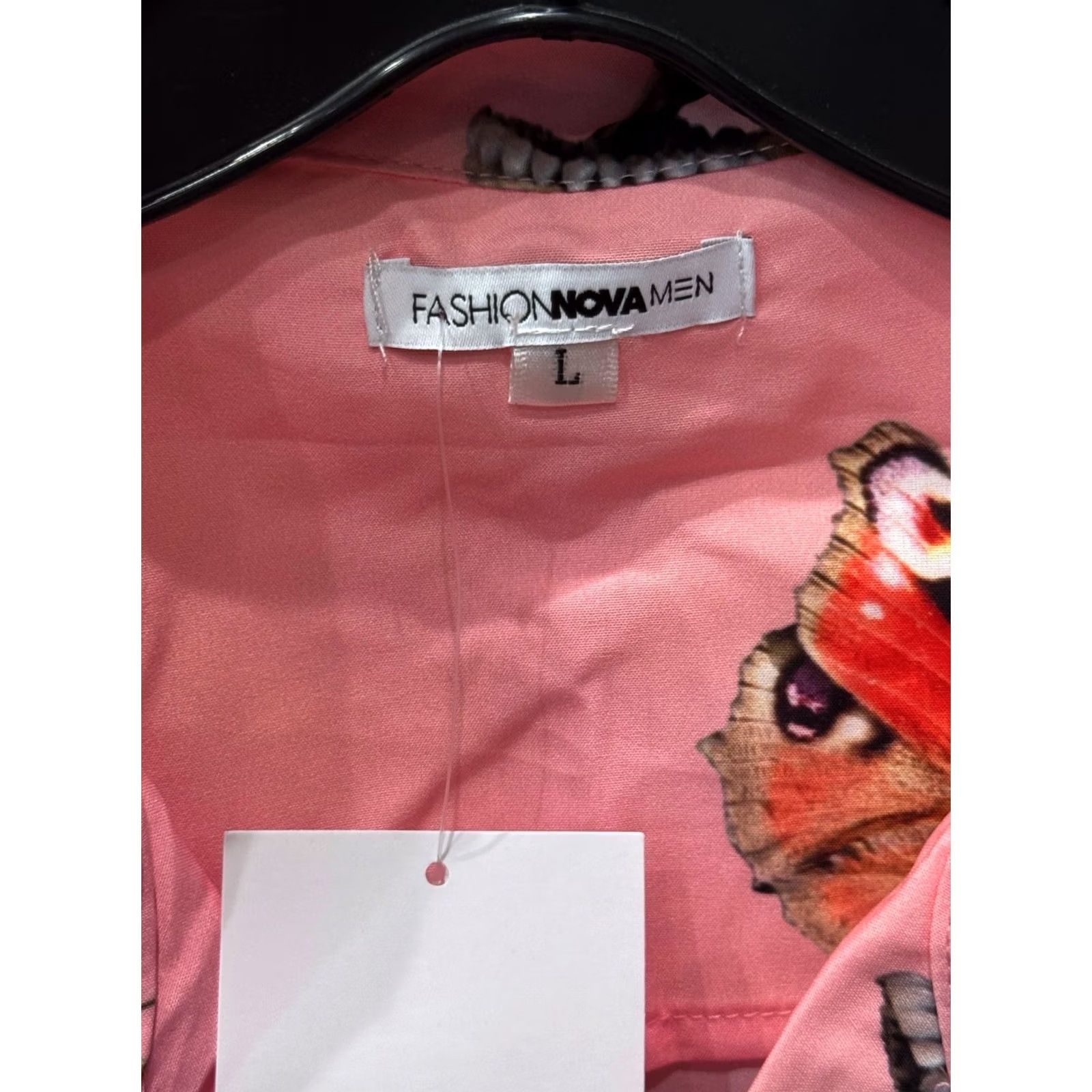 Fashion Nova NWT Fashion NOva Men Skull Butterfly SHORT SLEEVE BUTTON UP SHIRT Large - Limited Edition Size US L / EU 52-54 / 3 - 7 Thumbnail