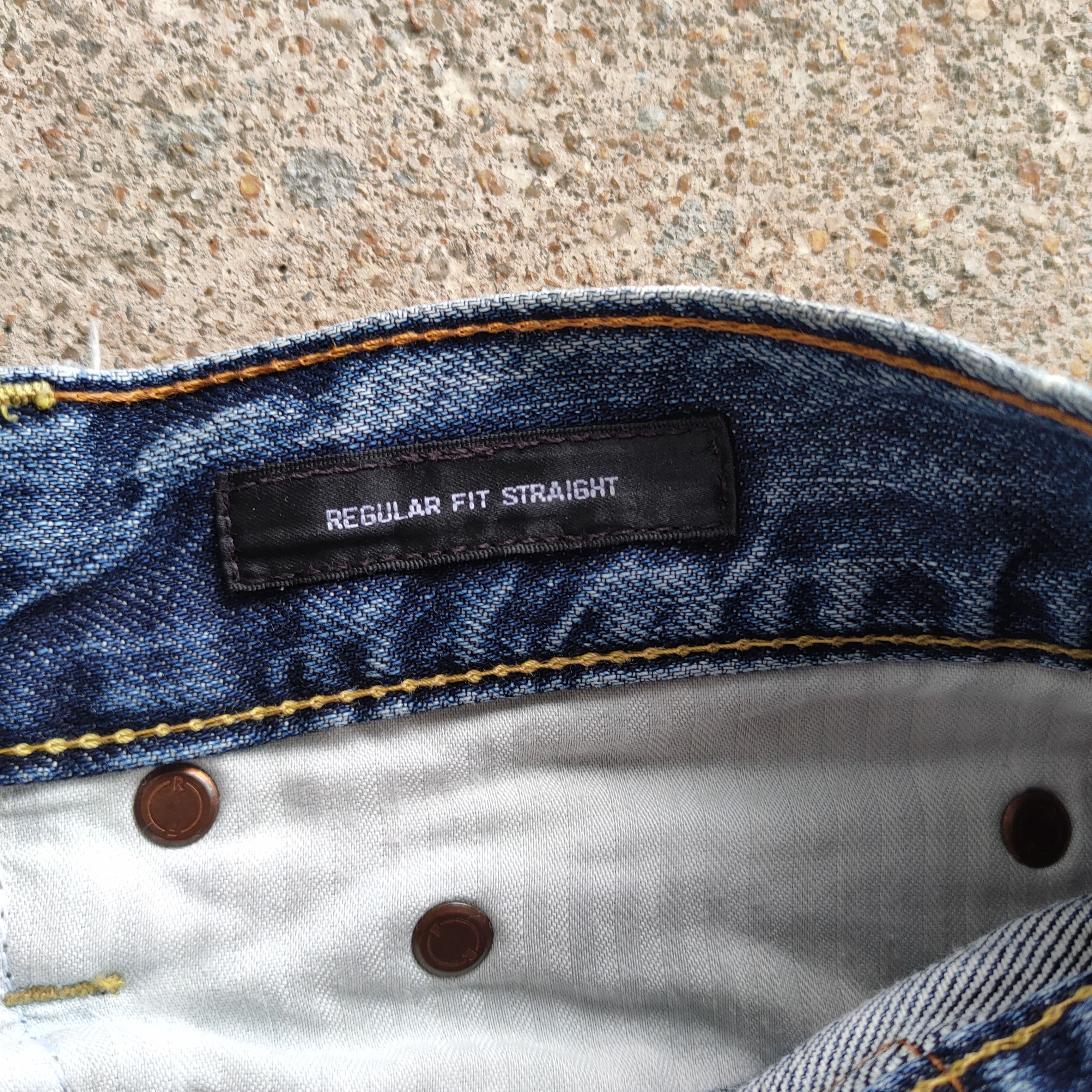 Jean W32 VINTAGE JAPANESE FADED DISTRESSED DENIM JEANS PANTS Size US 32 / EU 48 - 13 Thumbnail