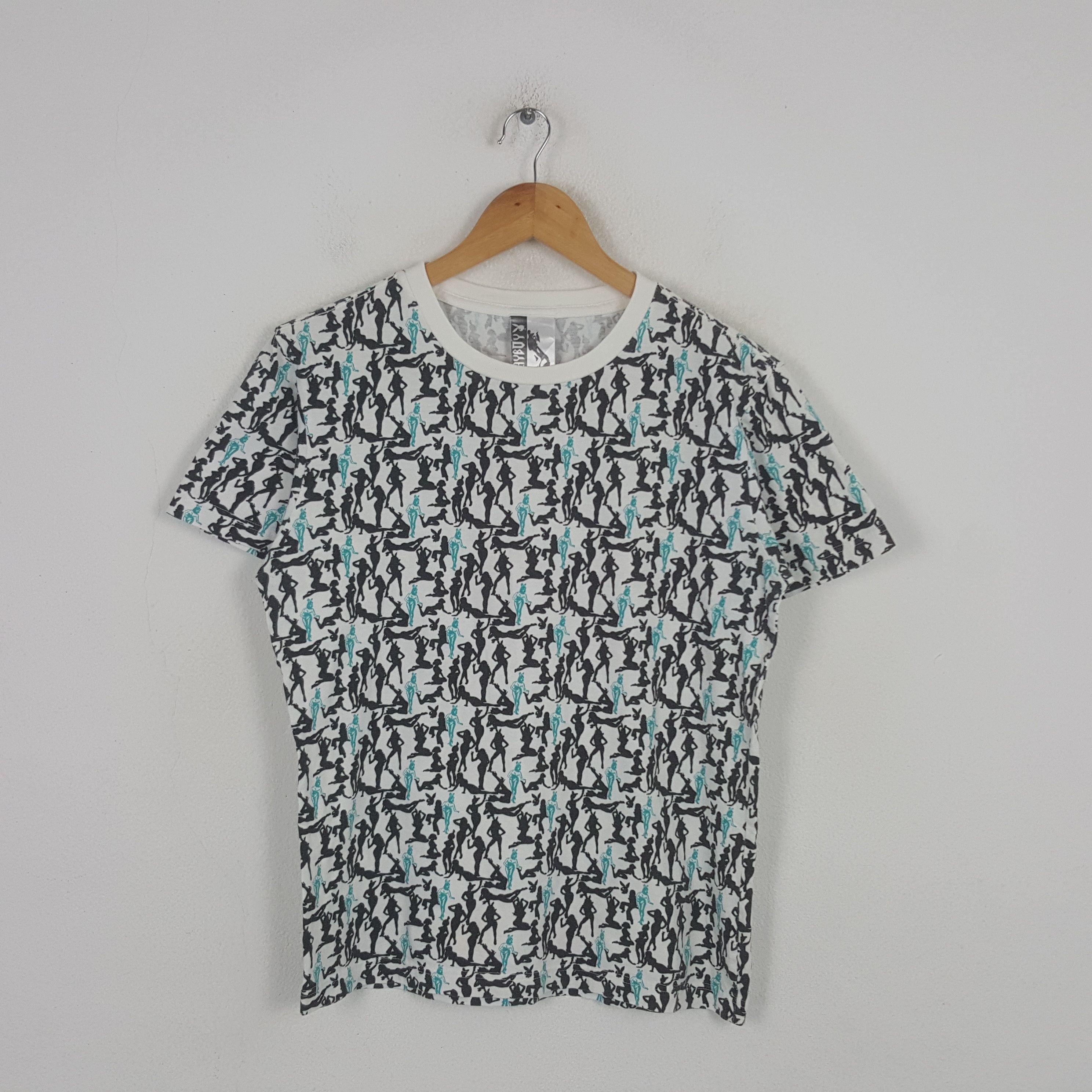 Playboy Vintage Playboy American Style Fullprint Tshirt RR21 Size US M / EU 48-50 / 2 - 1 Thumbnail