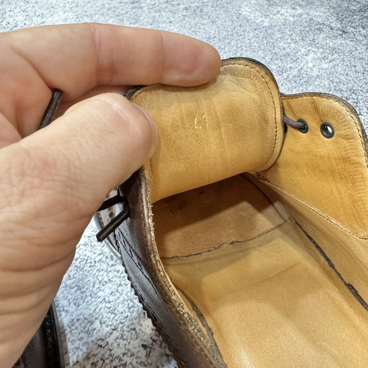 NAVYBOOT Navyboot Mens Derby Brogues US8.5 UK7.5 EU41.5 26.5cm Size US 8.5 / EU 41-42 - 17 Thumbnail