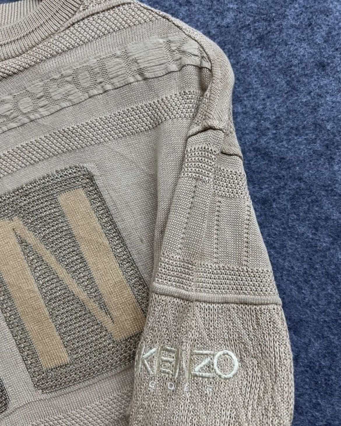 Kenzo Kenzo Golf Overprint Knitwear Size US M / EU 48-50 / 2 - 4 Thumbnail