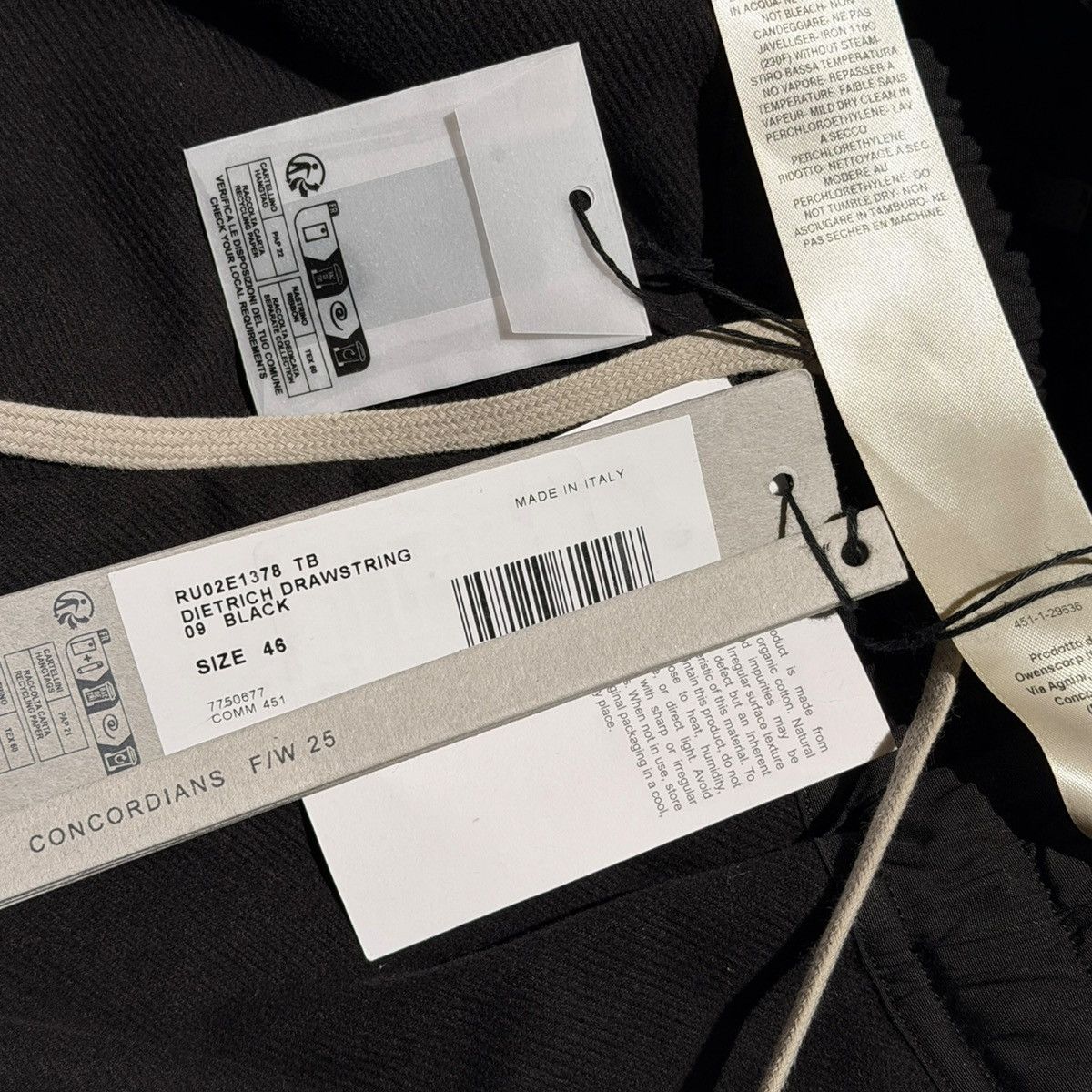 Rick Owens FW25 concordians dietrich pant Size US 32 / EU 48 - 5 Thumbnail