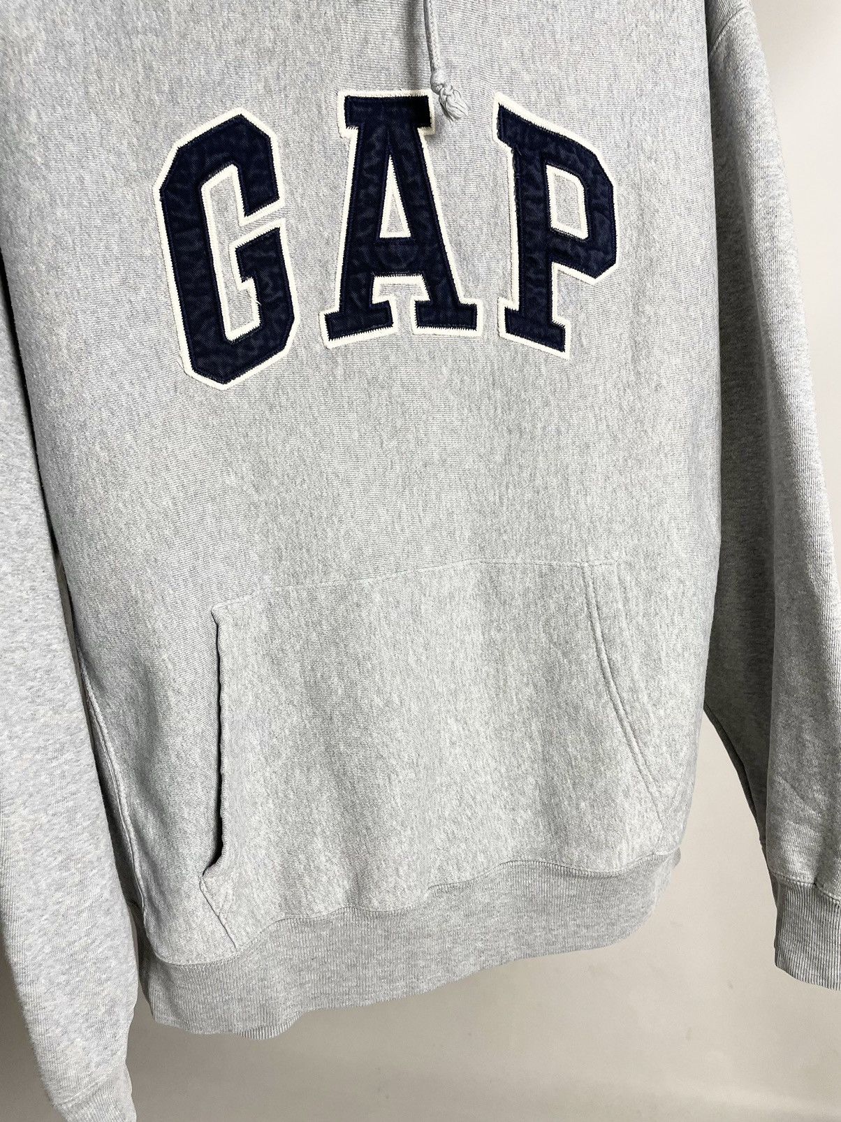 Gap VINTAGE 🐻‍❄️ GAP basic boxy fit centre logo Hoodie Size US M / EU 48-50 / 2 - 6 Thumbnail