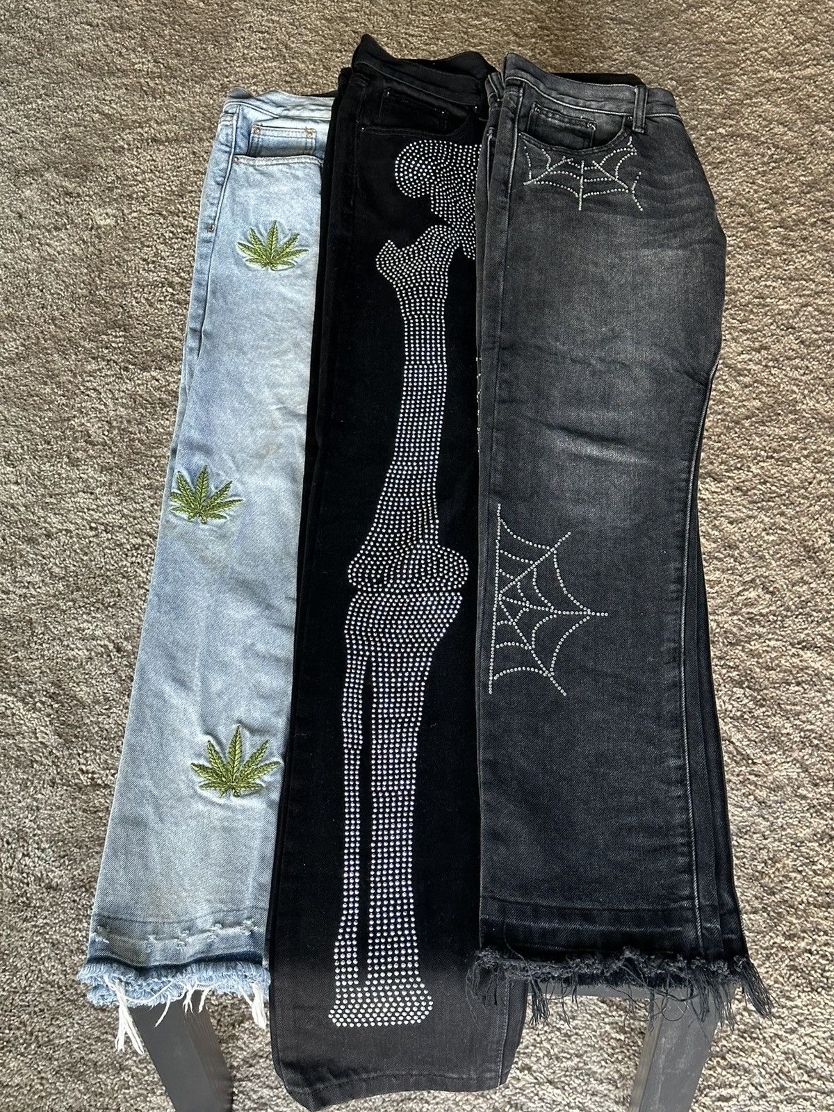 FUCCUUWANT Spider outlets Denim