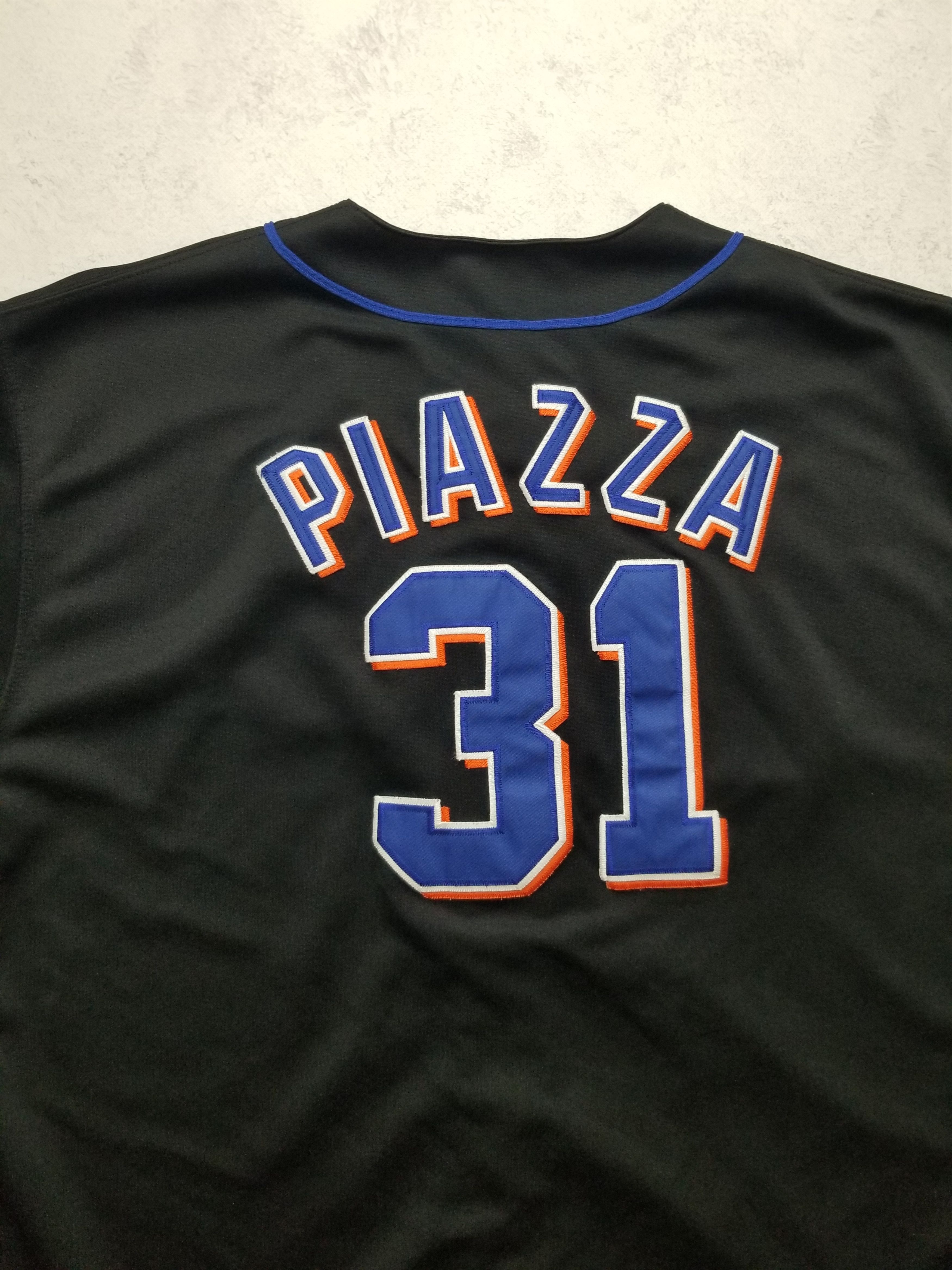 Russell Athletic Russell Athletic VTG #31 Mike Piazza NY Mets MLB Sewn Jersey Size US XXL / EU 58 / 5 - 7 Thumbnail