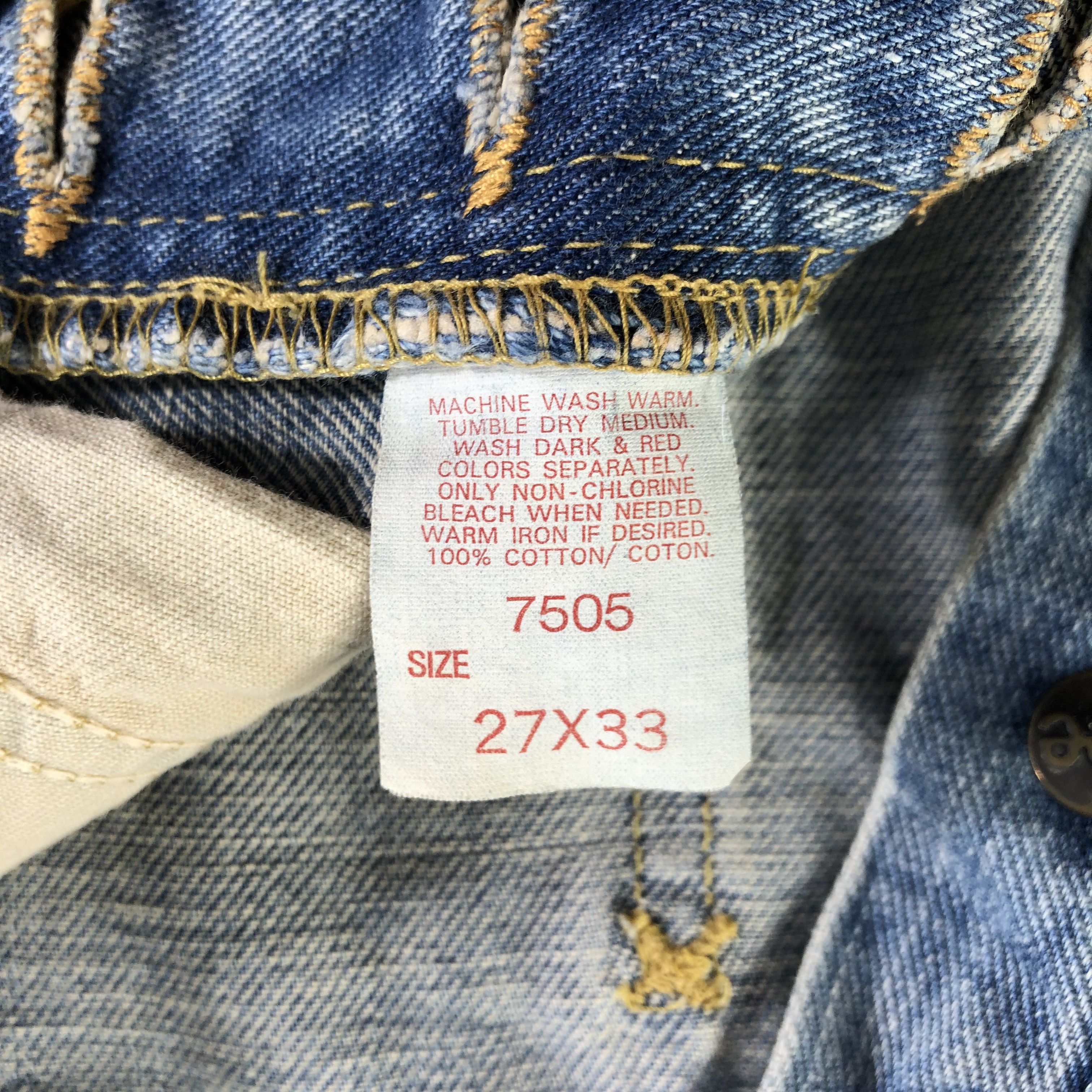 Lee × Vintage Vintage 90s High Waist Miss Lee Selvedge Jeans-JM3635 Size 26" / US 2 / IT 38 - 8 Thumbnail