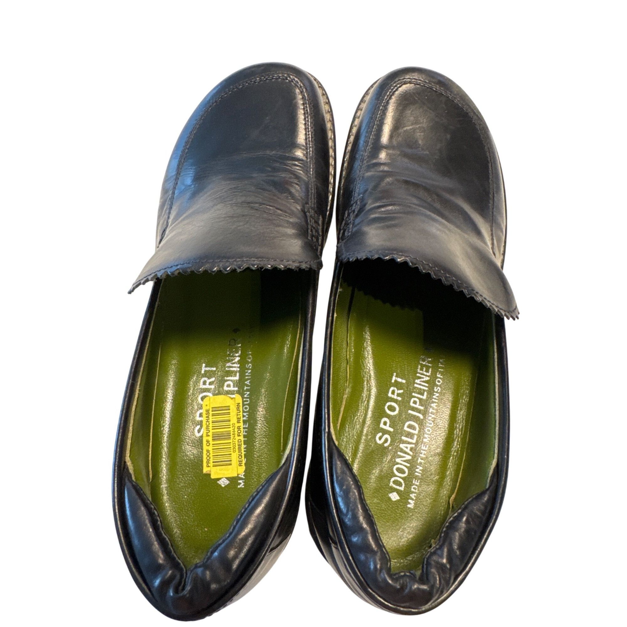 Donald Pliner Donald J. Pliner Sports womens black leather loafer 8M SKU 7 Size US 8 / IT 38 - 9 Thumbnail