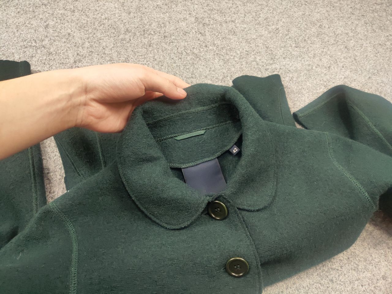 Aspesi Alberto Aspesi Design green wool button Pocket Blazer Jacket Size M / US 6-8 / IT 42-44 - 9 Thumbnail