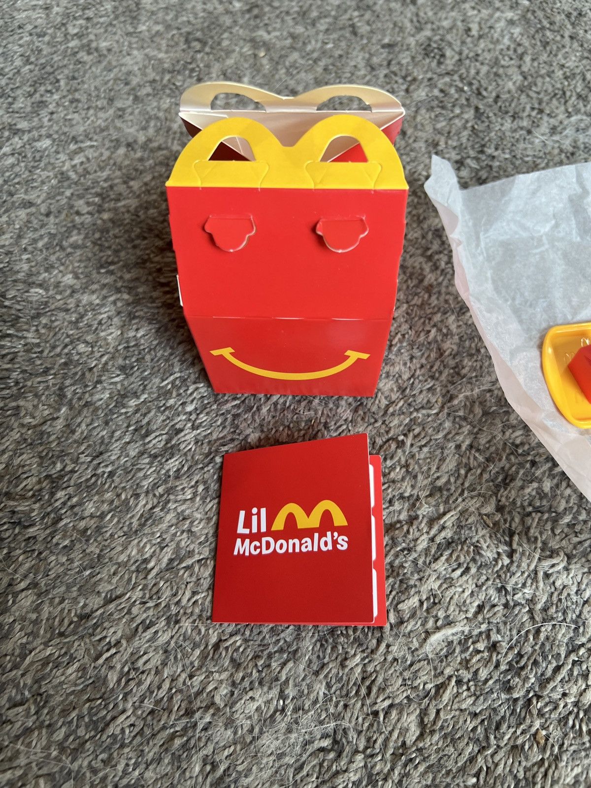Hypebeast 2025 Lil McDonald’s Happy Meal And Hamburger Miniature Size ONE SIZE - 4 Thumbnail