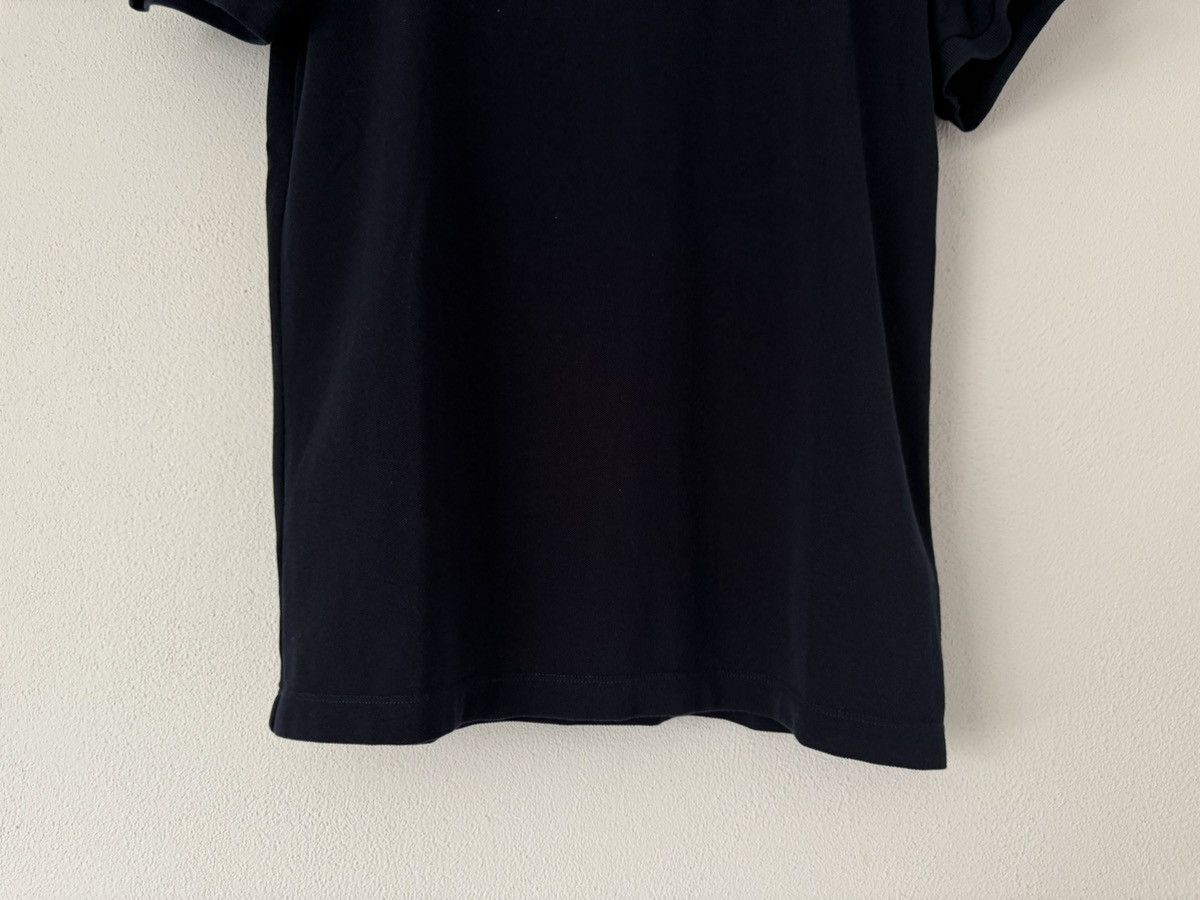 Gucci Leather Collar Polo Shirt in Navy Cotton Piqué Size US M / EU 48-50 / 2 - 4 Thumbnail