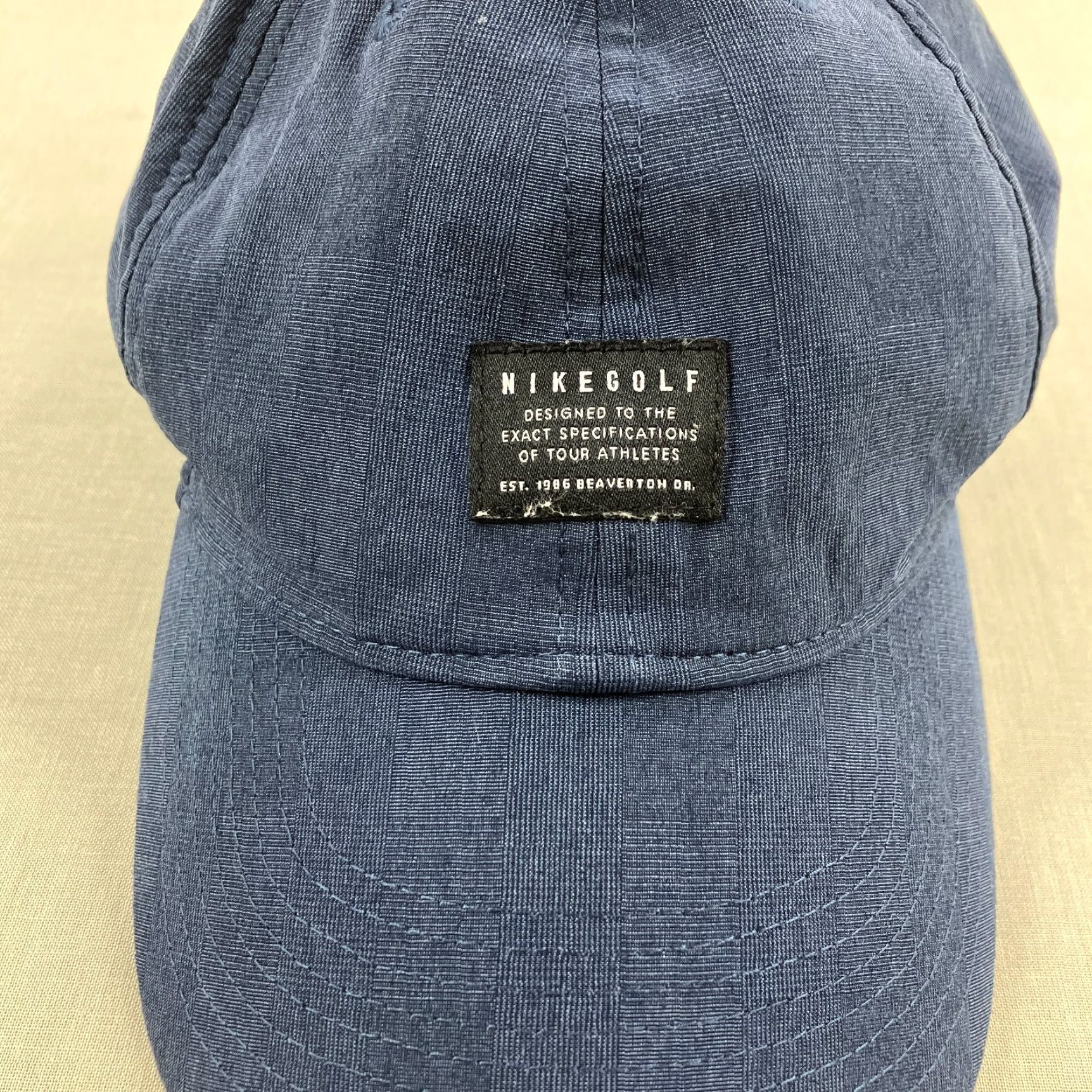 Nike VINTAGE Nike Hat Mens Strapback Blue Golf Legacy Dri Fit Performance Dad Cap Lightweight Size ONE SIZE - 2 Thumbnail