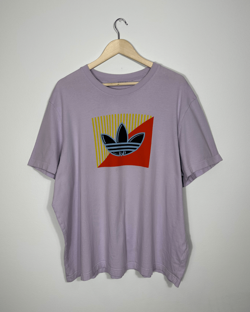 Adidas Adidas Originals Diagonal Logo Boxy T-Shirt - Size XXL / 2XL Size US XXL / EU 58 / 5 - 2 Thumbnail