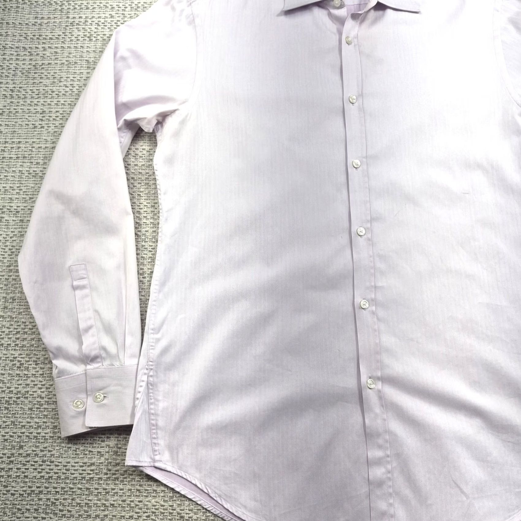 Hugo Boss Hugo Boss Button Up Shirt Mens Medium 16 32/33 Purple Slim Fit Dress Long Sleeve Shirt Size 40R - 3 Thumbnail