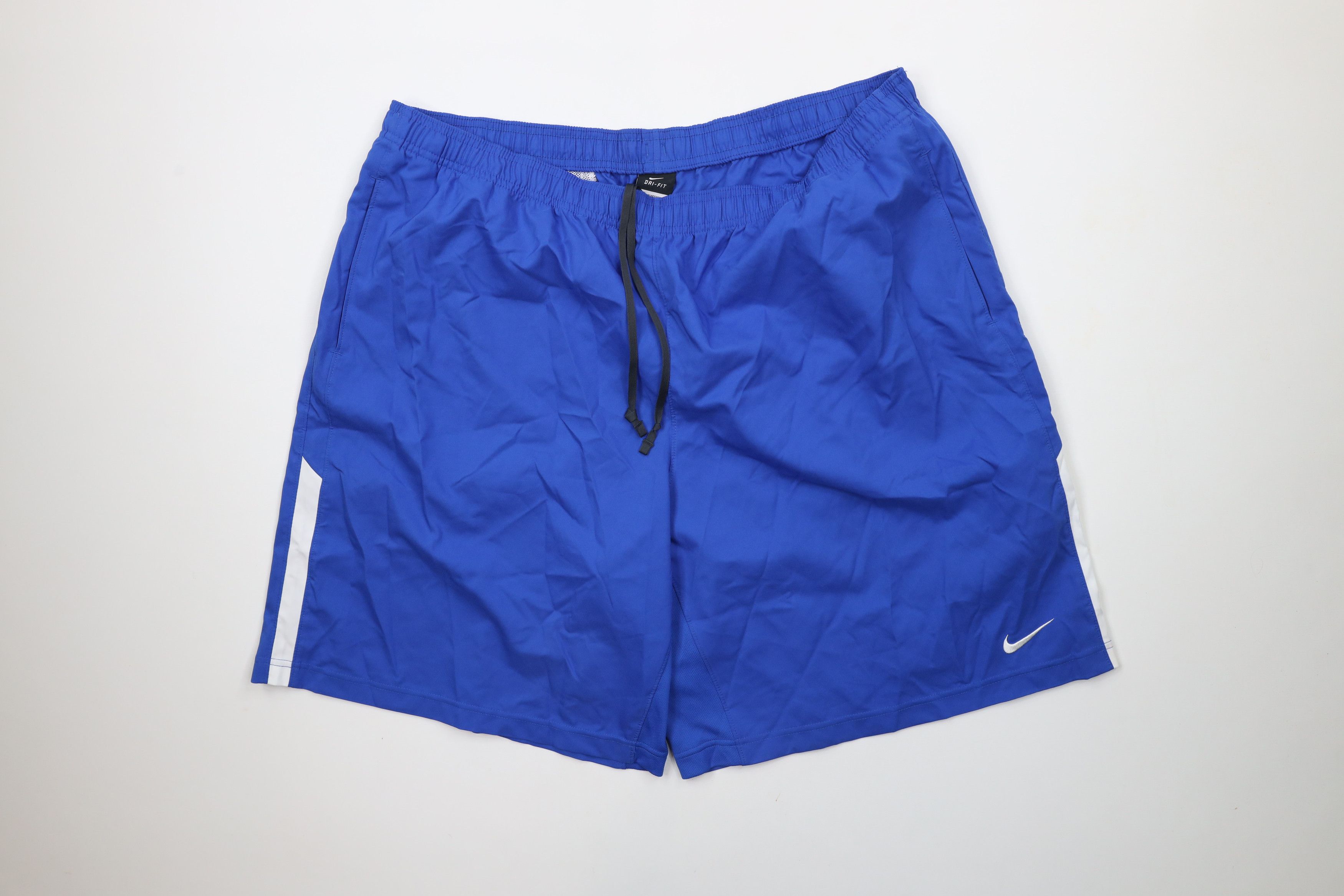Nike × Vintage Vintage Nike Scott Mini Swoosh Above Knee Shorts Royal Blue Size US 40 / EU 56 - 1 Thumbnail