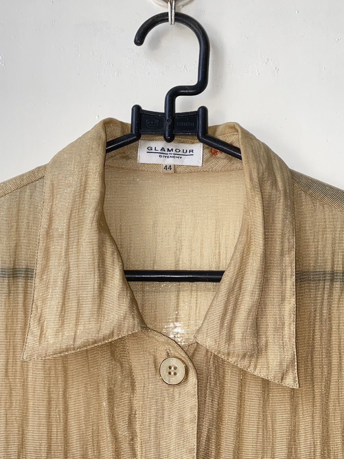 Givenchy GLAMOUR GIVENCHY Gold Mesh Shirt Size US XS / EU 42 / 0 - 5 Thumbnail