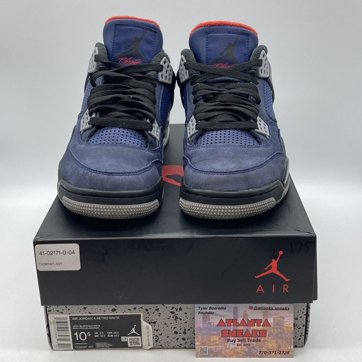 Jordan Brand Air Jordan 4 winter loyal blue Size US 10.5 / EU 43-44 - 2 Thumbnail
