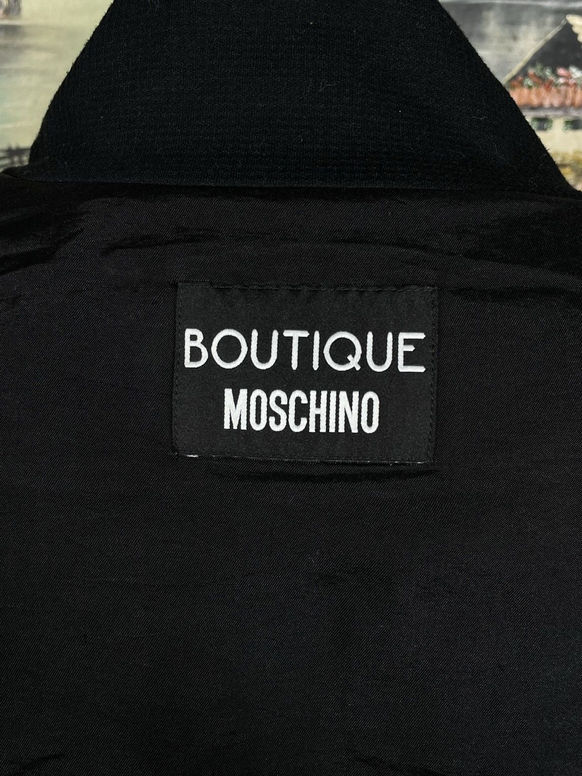 Moschino × Vintage Monogram Vintsge Y2k Crewneck Sweater Jumper Knitwear Luxury Size S / US 4 / IT 40 - 7 Thumbnail
