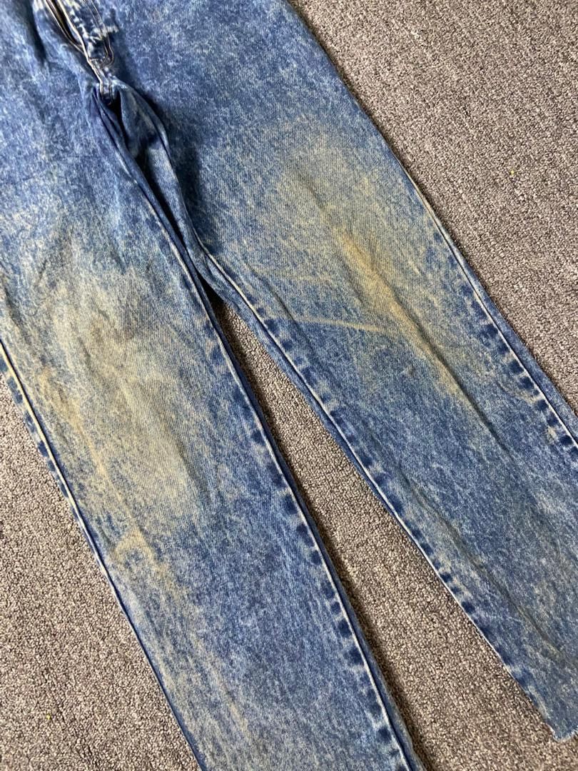 Japanese Brand Jay Hawker Acid Washed Denim Jeans (199) Size US 26 / EU 42 - 9 Thumbnail