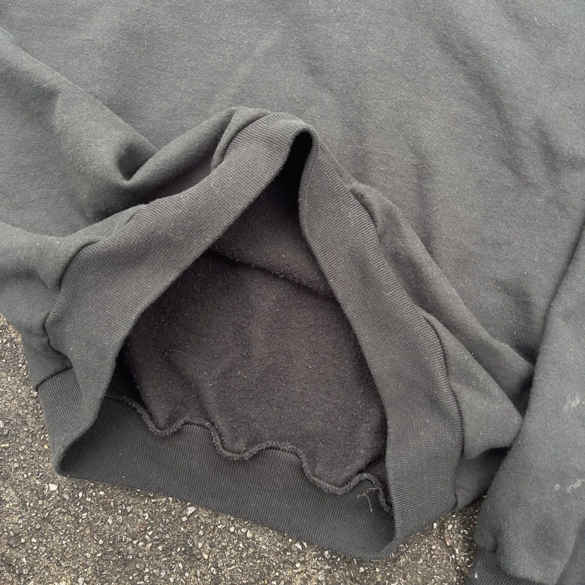 Jerzees × Vintage Vintage Faded 90s JERZEES Black Blank Crewneck Size US M / EU 48-50 / 2 - 4 Thumbnail