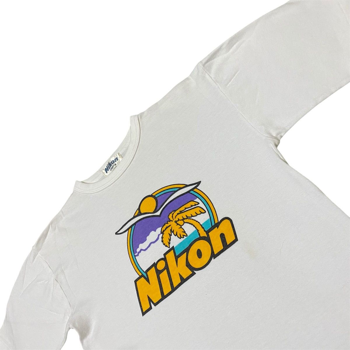 Nikon × Vintage Vintage 90's NIKON Tee Size US S / EU 44-46 / 1 - 4 Thumbnail