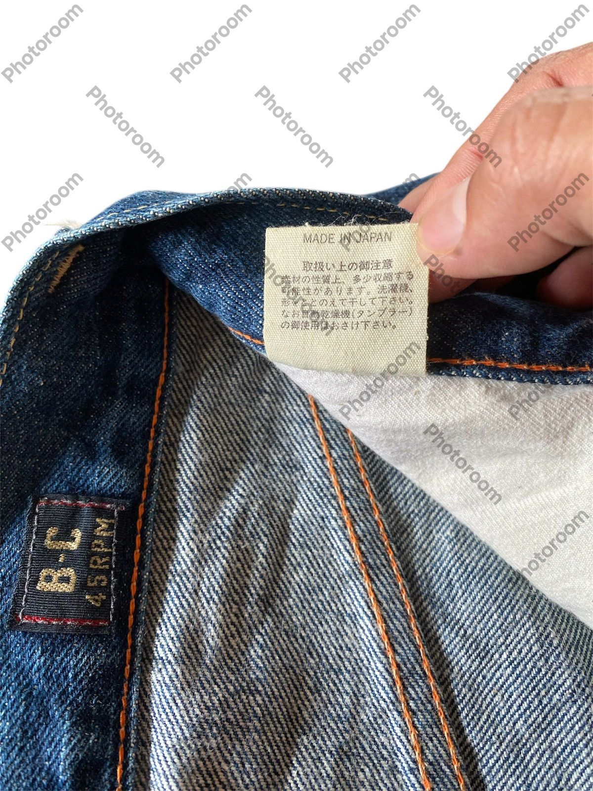 45rpm × Japanese Brand × Vintage 🔥Bidding🔥Baggy Jeans Japanese 45RPM Studio Vintage 90s Denim Size US 28 / EU 44 - 7 Thumbnail