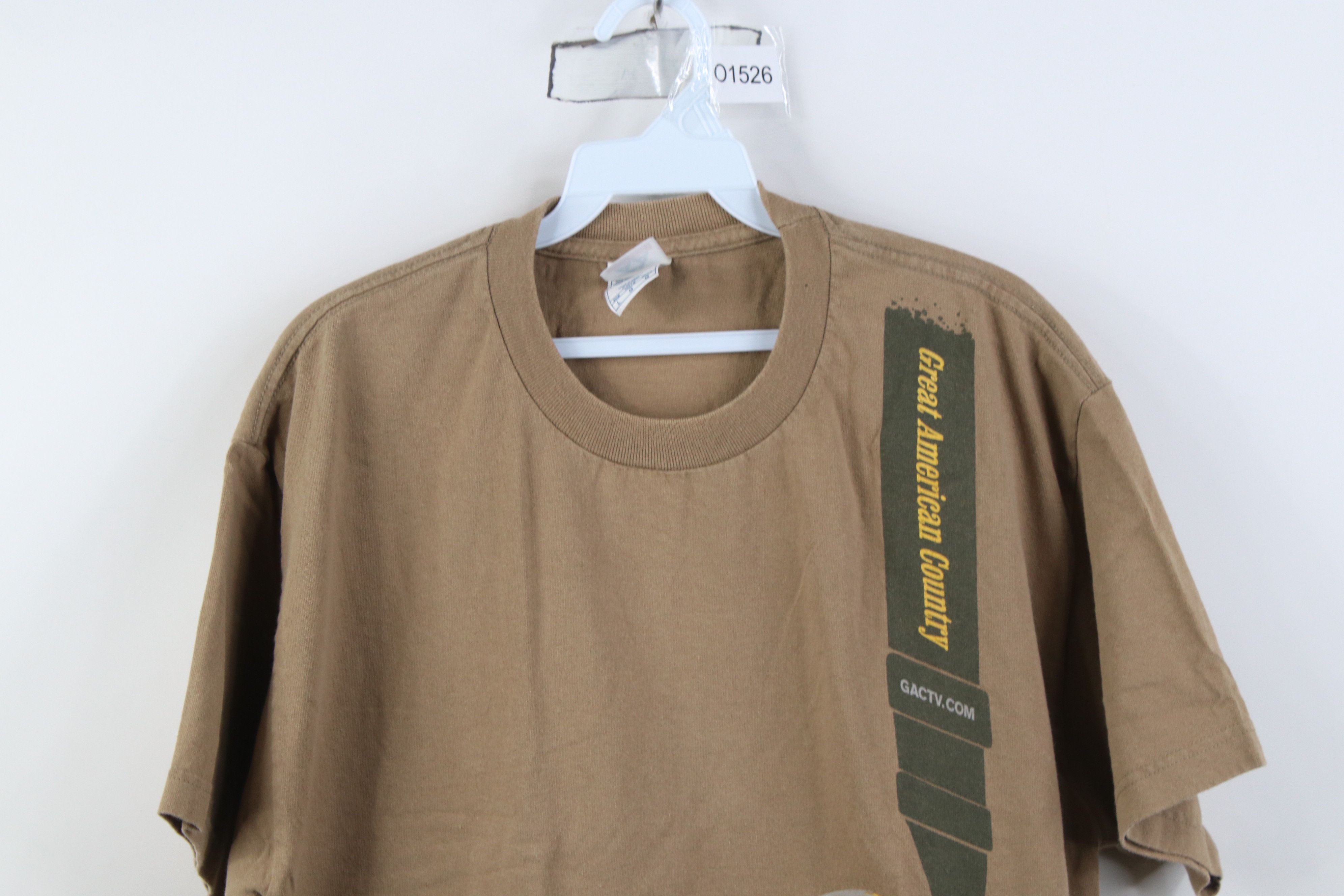 Vintage Vintage Jumbo Print Great American Country Guitar T-Shirt Size US L / EU 52-54 / 3 - 2 Thumbnail