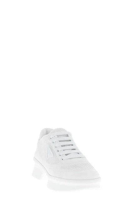 Prada PRADA $1200 White Re-Nylon Mesh Sneakers New & Auth Size US 10 / IT 40 - 5 Thumbnail