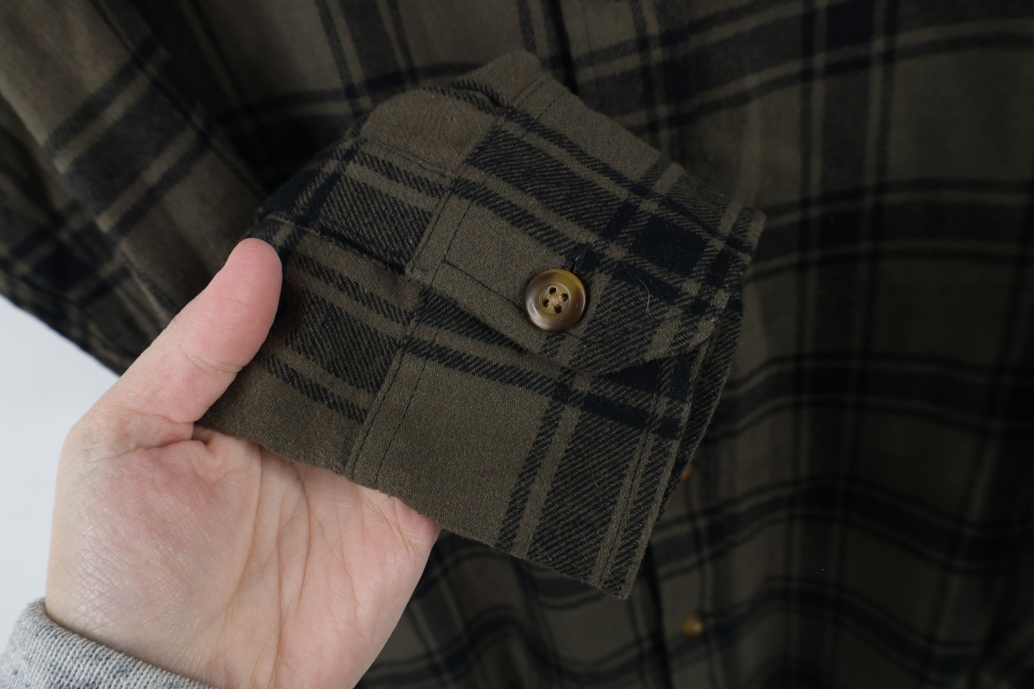 Vintage Vintage 90s Streetwear Flannel Collared Button Shirt Plaid Size US M / EU 48-50 / 2 - 4 Thumbnail