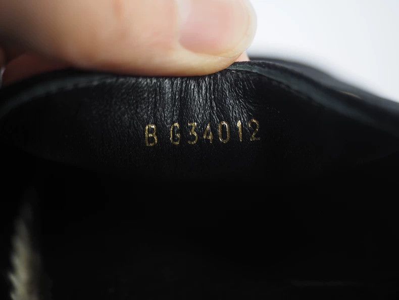 Chanel ChanelBlack and gold letter velvet fisherman's shoes 2503-N Size US 5 / EU 37 - 5 Thumbnail