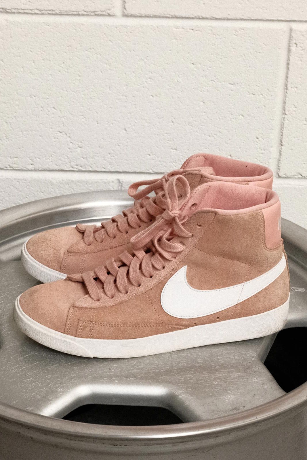 Nike Nike Blazer Mid Suede Sneakers in Pink - Women's Size 8 Size US 8 / IT 38 - 4 Thumbnail