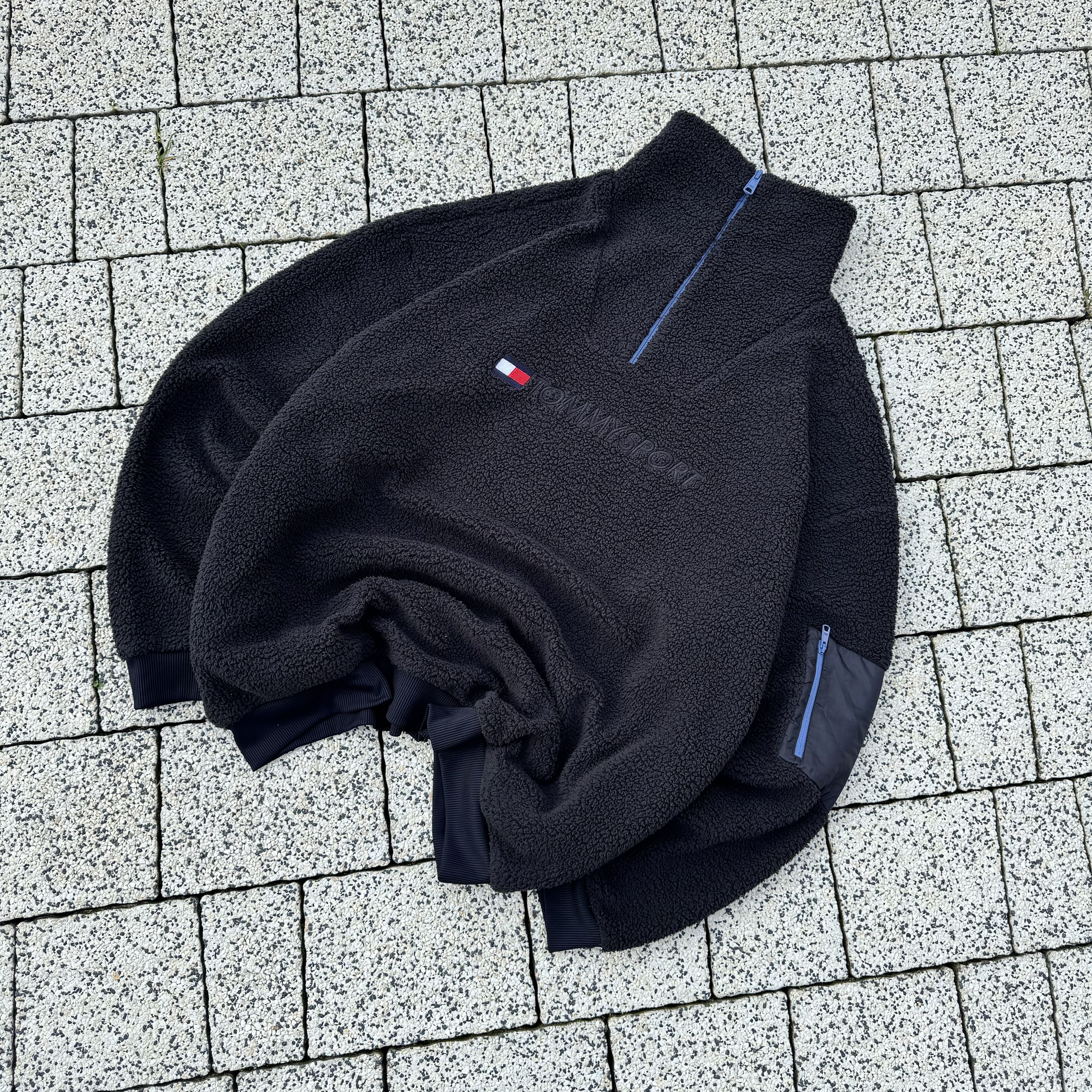 Tommy Hilfiger × Vintage TOMMY SPORT FLEECE CENTRE LOGO SHERPA SWEATSHIRT OUTDOOR Size US M / EU 48-50 / 2 - 1 Thumbnail