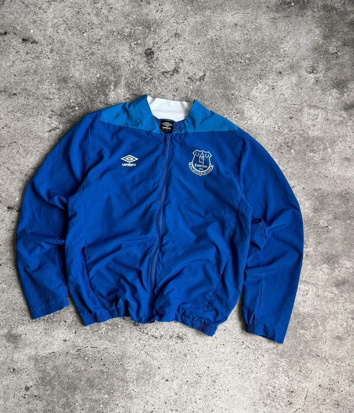 Umbro × Vintage Vintage Umbro Everton nylon jacket Size US XL / EU 56 / 4 - 2 Thumbnail