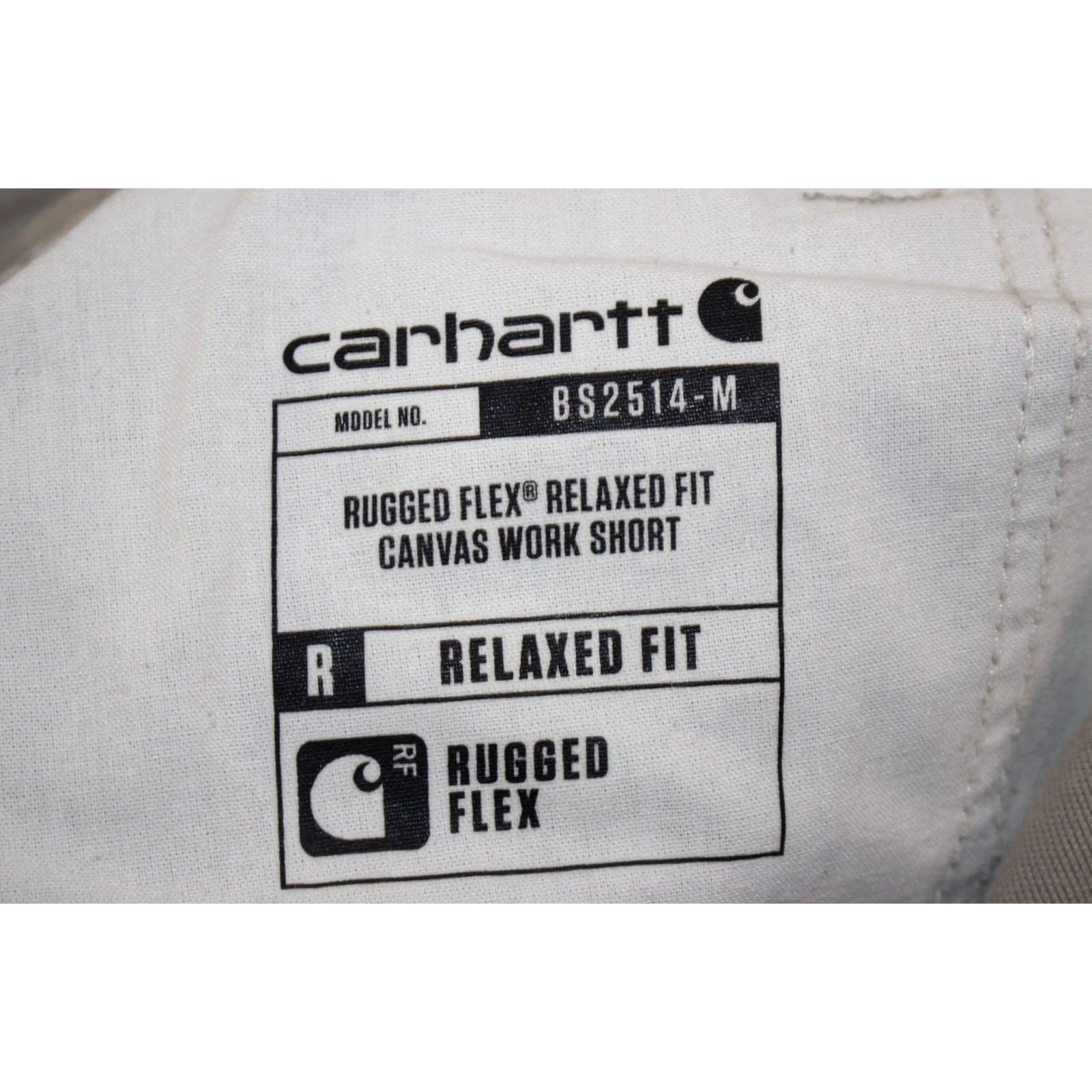 Carhartt Carhartt Shorts Mens 46 Rugged Flex Canvas Work Relaxed Fit 102514 Beige Size US 30 / EU 46 - 7 Thumbnail