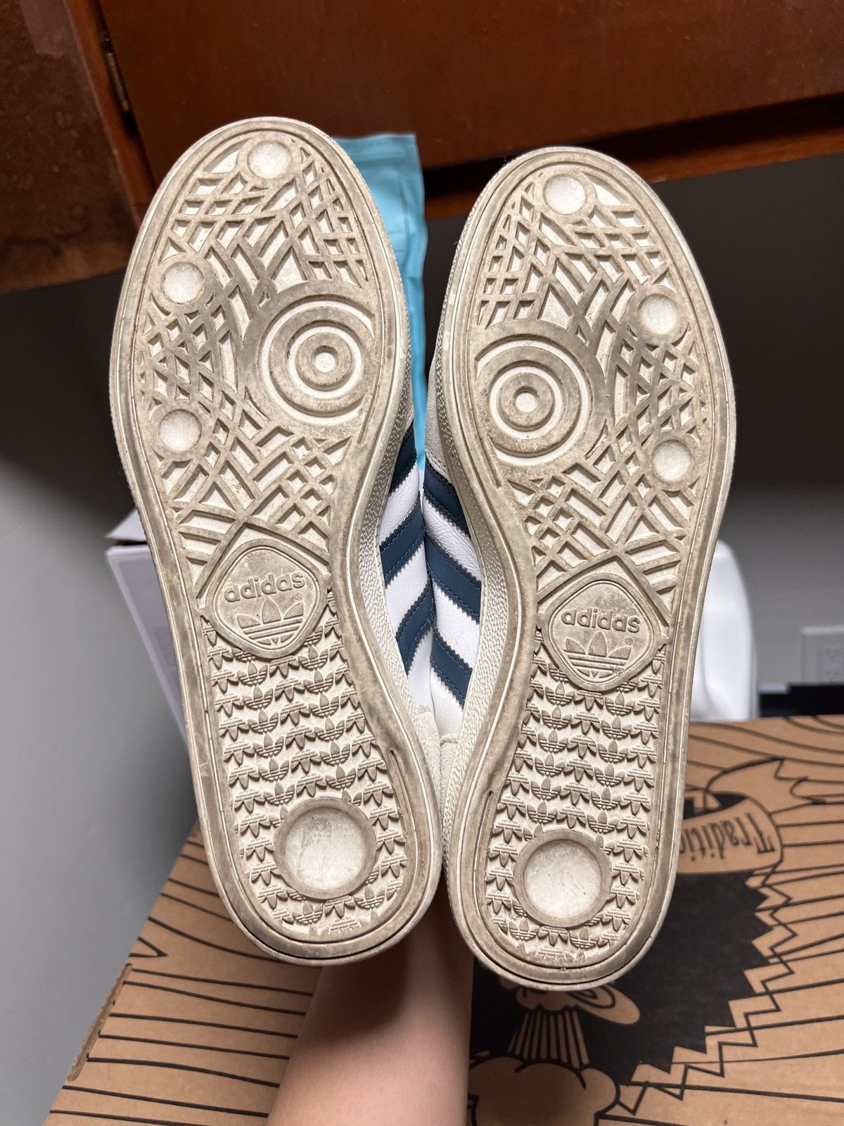 Adidas Adidas Handball Spezial 'White Arctic Night' Size US 11.5 / EU 44-45 - 5 Thumbnail