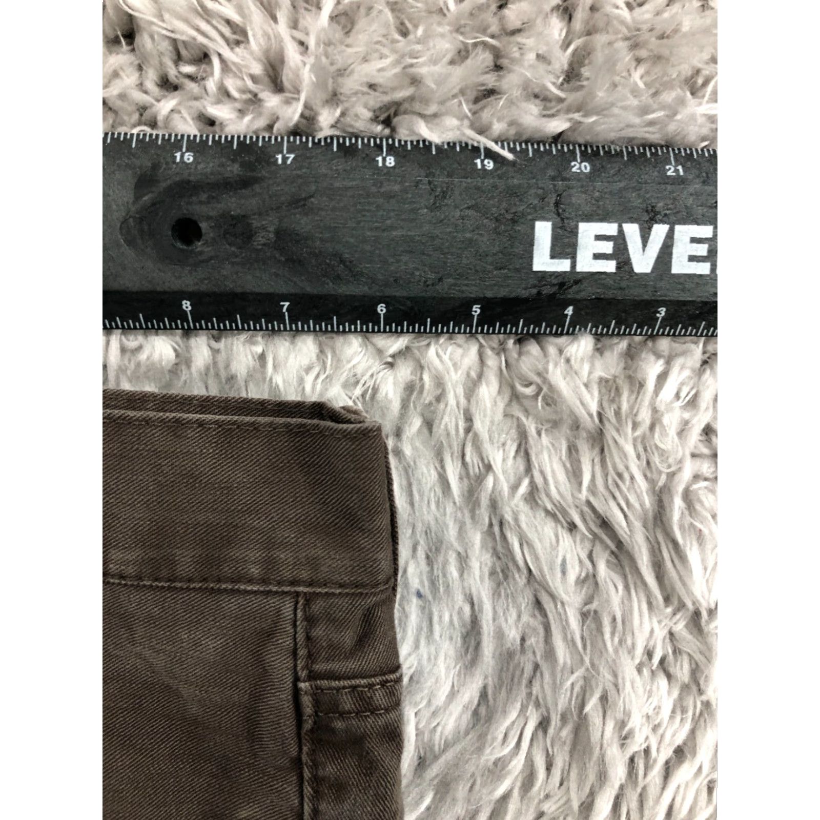 Gap Gap 1969 Jeans Standard Straight 34x32 Mens Medium Wash Beige Denim Cotton Blend Belt Loops 5-Pocket Regular Rise Mid Size US 34 / EU 50 - 2 Thumbnail