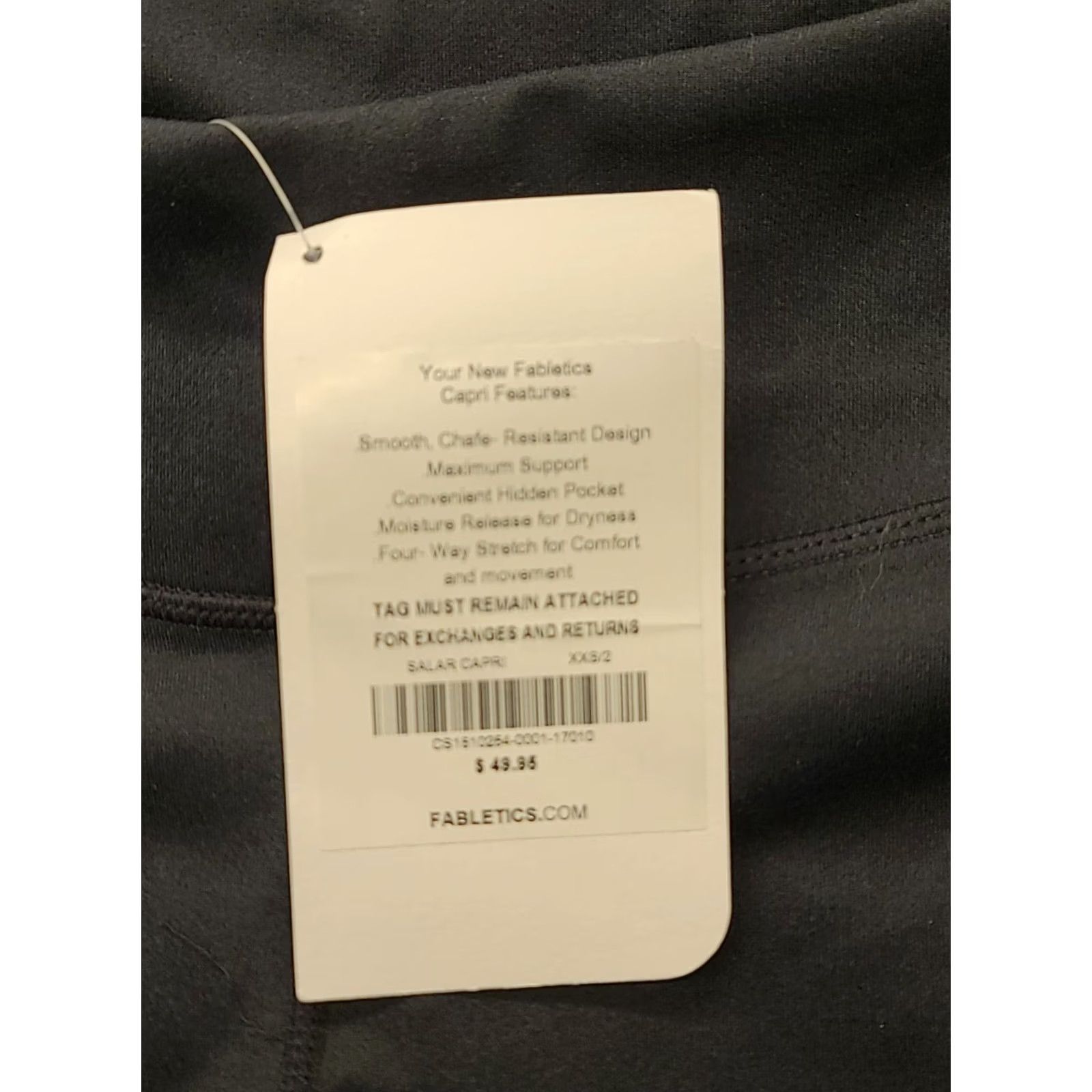 Fabletics Fabletics Salar Capri Leggings Womens XSXXS Activewear Black NWT Yoga/Workout Pants Size 24" / US 00 / IT 34 - 3 Thumbnail