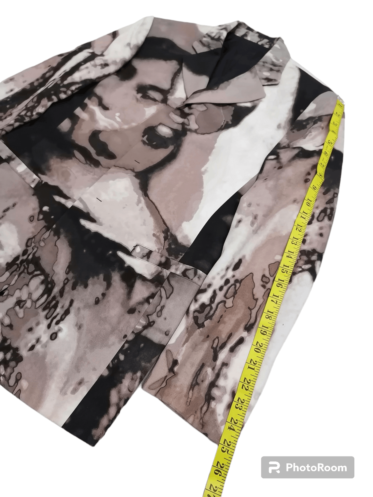 Jean Paul Gaultier Jean Paul Gaultier Homme Face Graphic Printed Jacket Size 48R - 11 Thumbnail