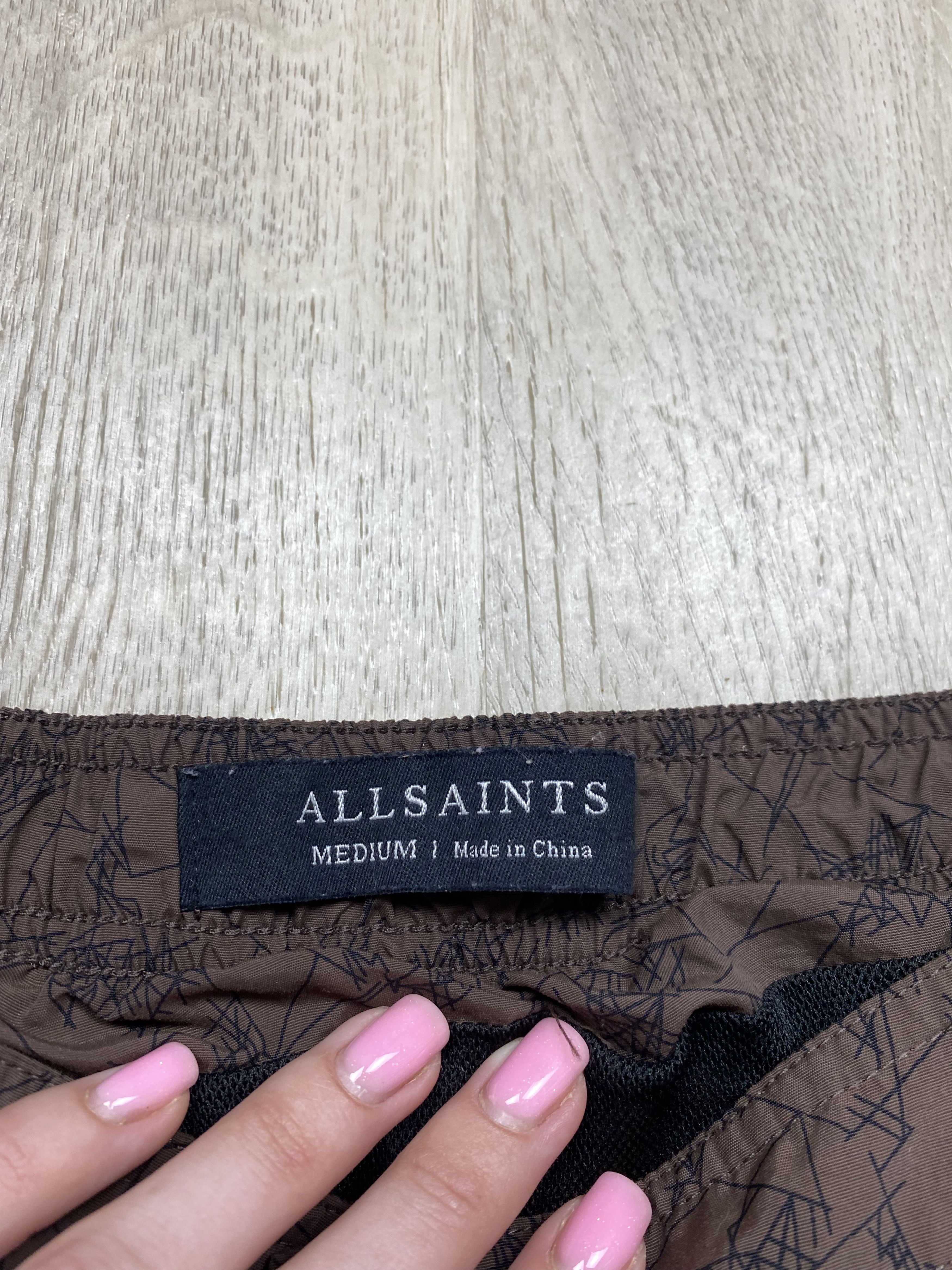 Allsaints Allsaints Scribble Swimshort Vintage Mens Nylon Shorts Y2K Size US 32 / EU 48 - 4 Thumbnail
