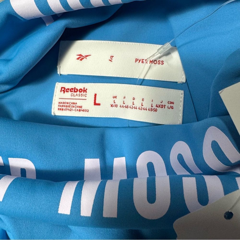Pyer Moss NWT New $120 Pyer Moss x Reebok Cropped Logo Turtleneck Top Size L / US 10 / IT 46 - 7 Thumbnail