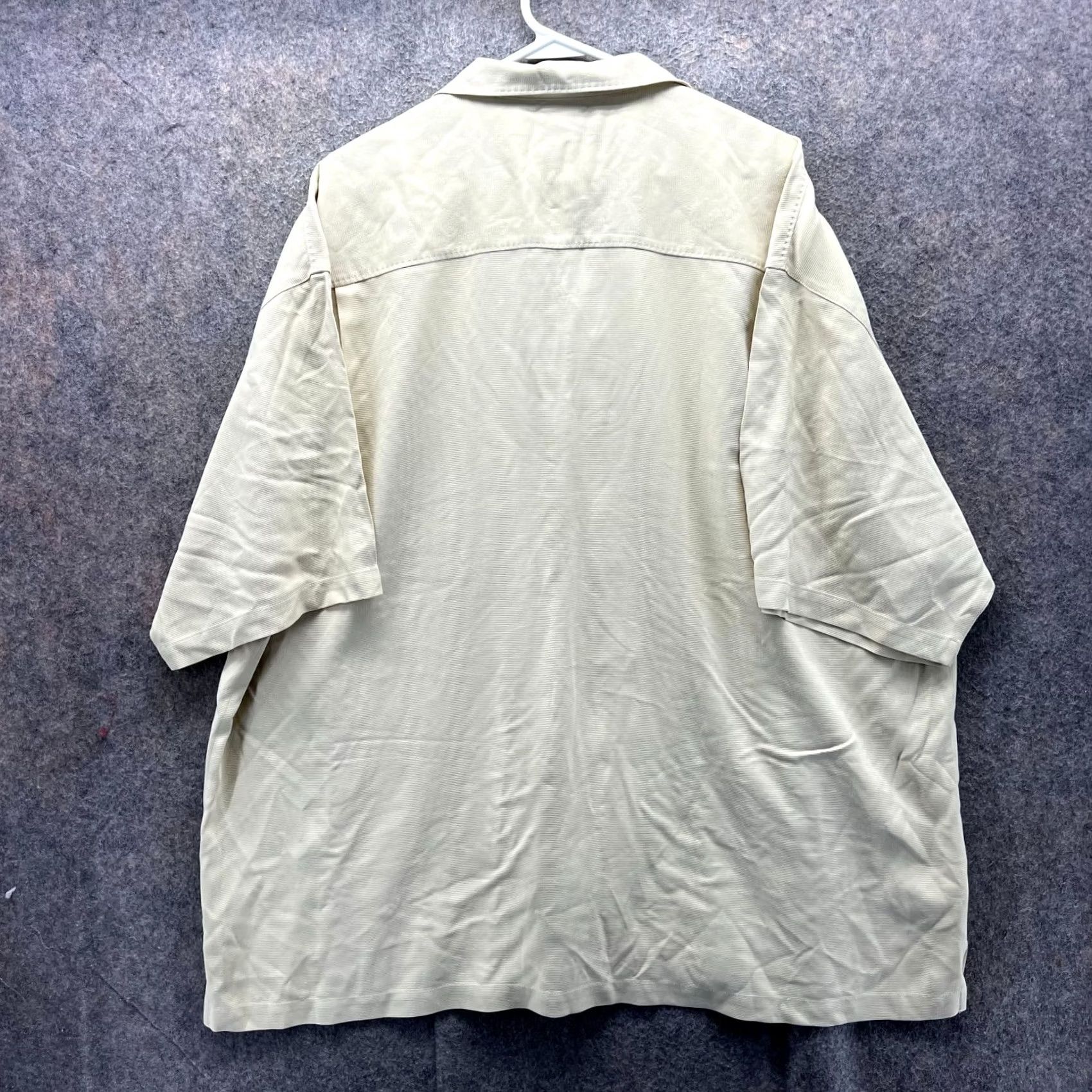 Tommy Bahama VINTAGE Tommy Bahama Shirt Mens XXL Yellow Button Down Silk Hawaiian Classic Camp Blank Size US XXL / EU 58 / 5 - 2 Thumbnail