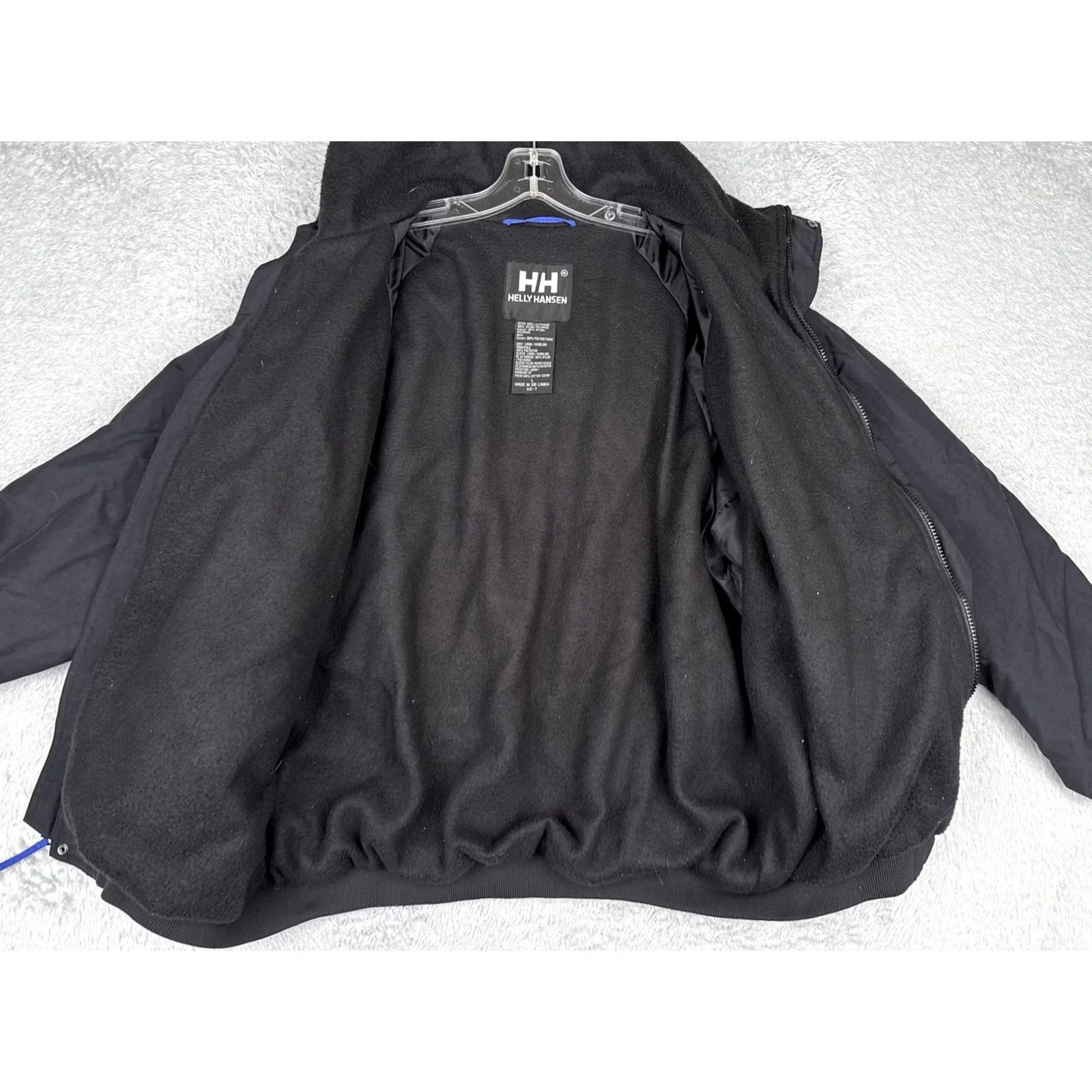 Helly Hansen Helly Hansen Jacket Men L Black Bomber Insulated Fleece Lined Zip Pockets Stand-Up Collar Outdoor Hiking Casual Fibers: Nylon Shell, Polyester Lining Size US L / EU 52-54 / 3 - 2 Thumbnail