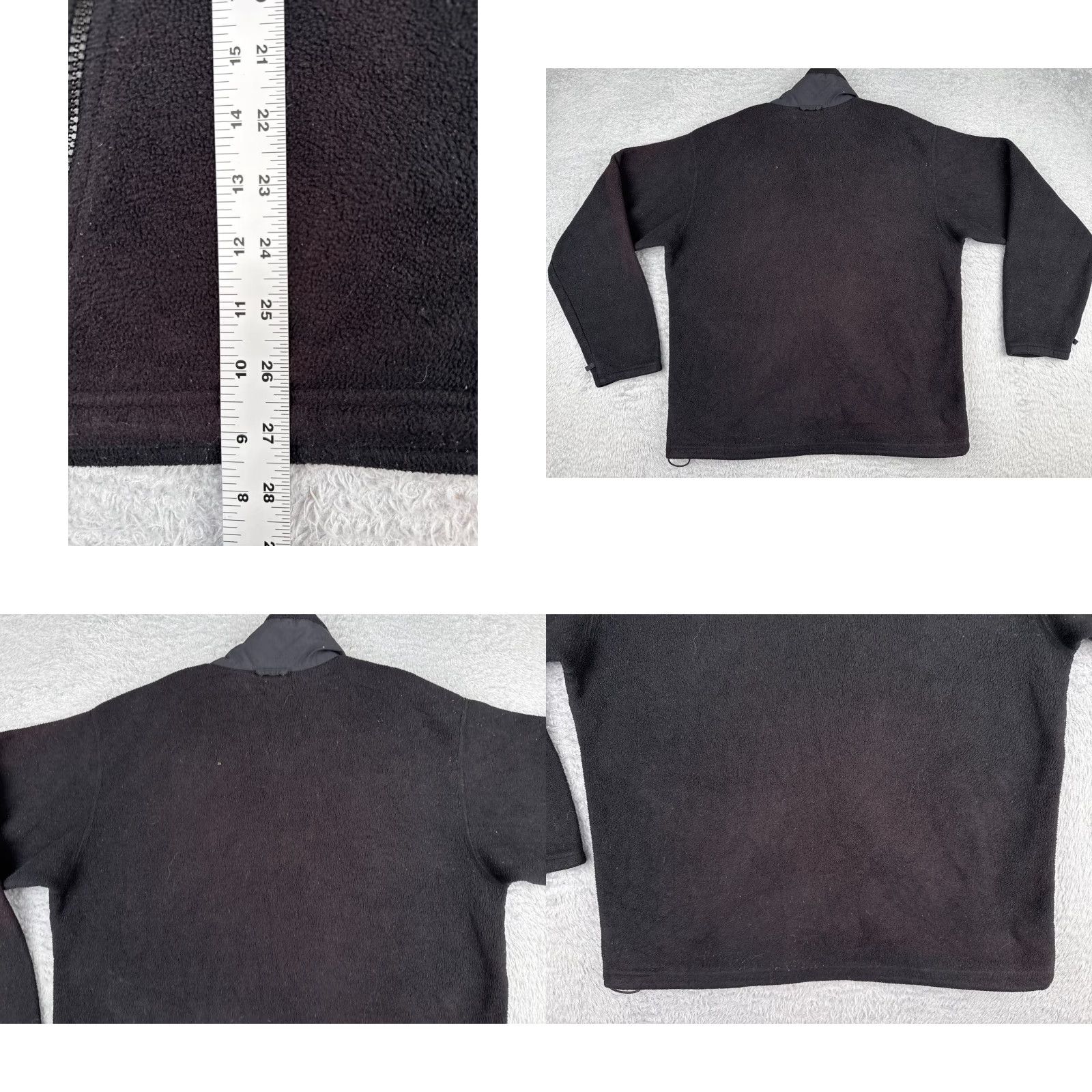 Vintage Columbia Jacket Mens Large Black Full Zip Mock Neck Fleece Polyester Hike Walk Size US L / EU 52-54 / 3 - 9 Thumbnail