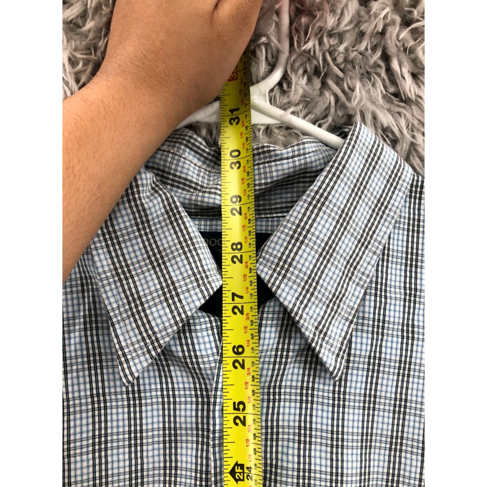 Dockers Dockers Shirt Mens Blue Plaid Button-Down Long Sleeve M Size US M / EU 48-50 / 2 - 6 Thumbnail