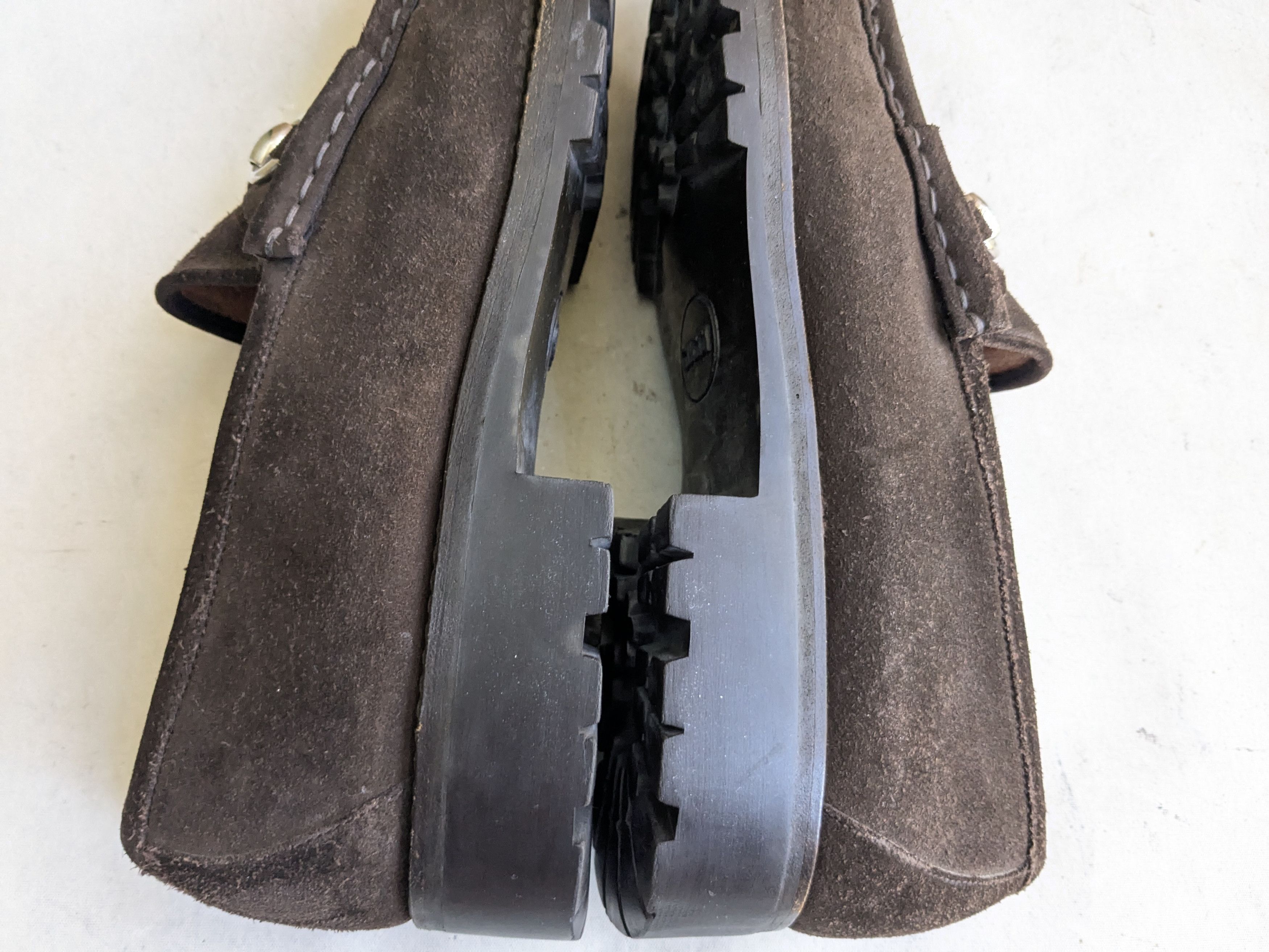 Gucci Gucci Horsebit Loafers Brown Suede Leather 9.5 Snaffle Mules Size US 9.5 / EU 42-43 - 10 Thumbnail