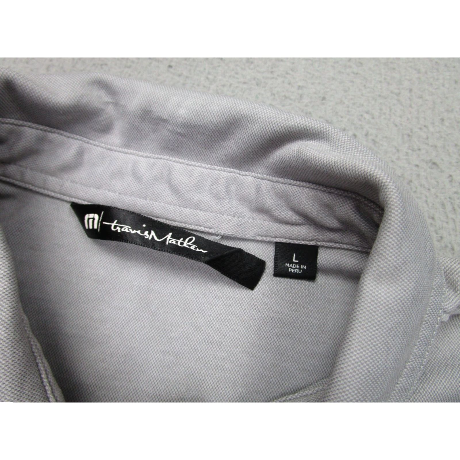 TravisMathew Travis Mathew Shirt Mens Large Gray Black Polo Golf Monarch Beach Country Club Shirt Mens Large Gray Black Polo Golf Monarch Beach Country Club Size US L / EU 52-54 / 3 - 6 Thumbnail