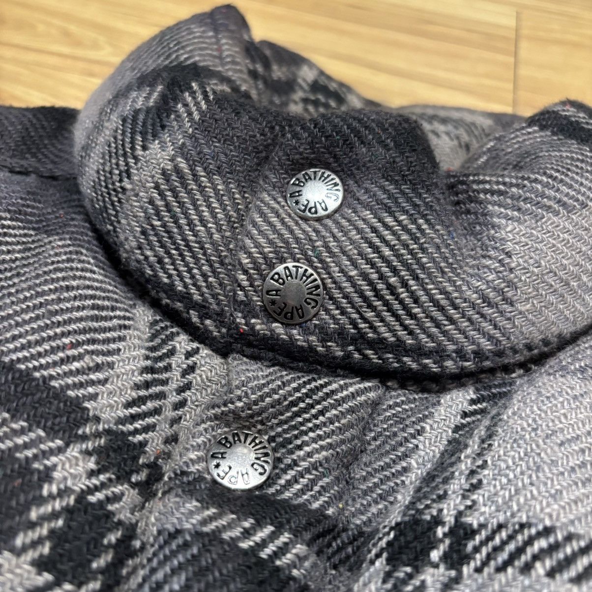 Bape Bape Quilted Plaid Puffer Size US M / EU 48-50 / 2 - 3 Thumbnail