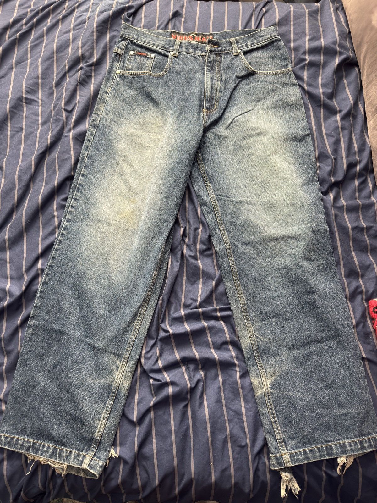 Other Baggy blue Vibes jeans with crazy heel bite Size US 36 / EU 52 - 1 Thumbnail