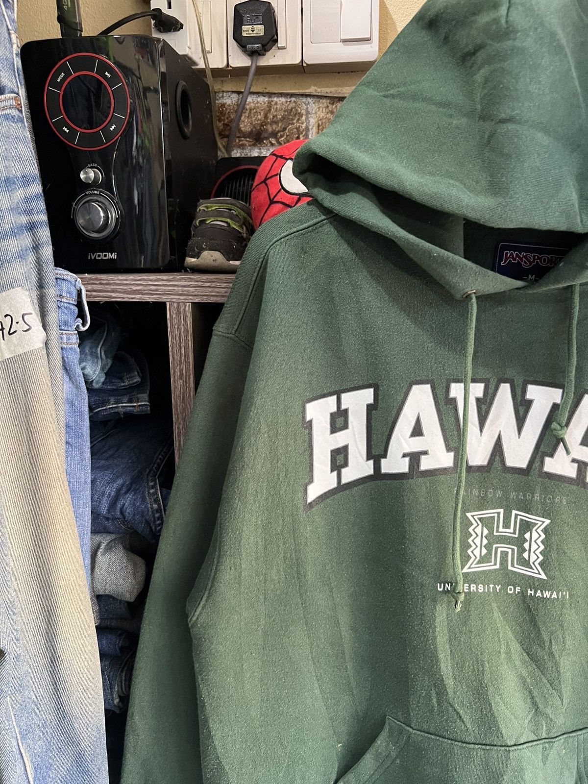 Jansport 🔥Vintage Jansport Hawaii Warriors Pullover Hoodie Size US M / EU 48-50 / 2 - 5 Thumbnail