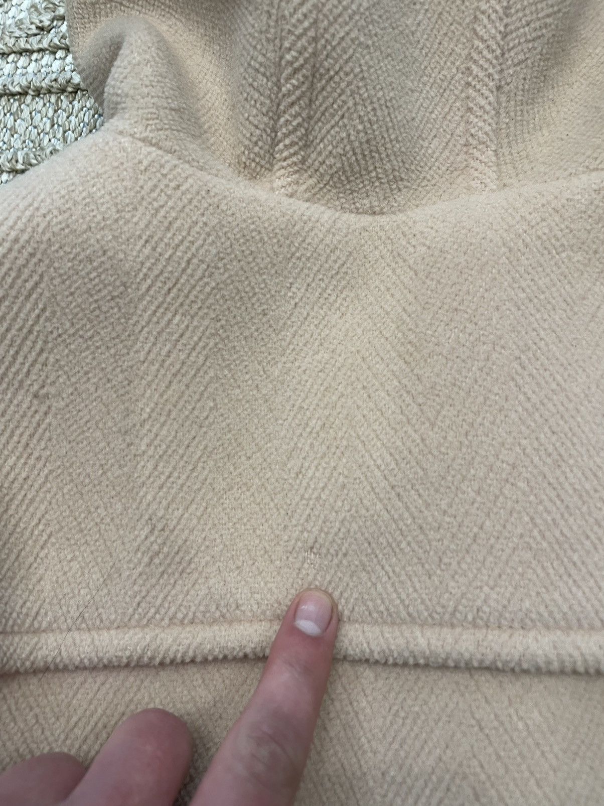 Burberry Women's Burberry Italy Wool Toggle Hooded Coat Flap Pockets Size L / US 10 / IT 46 - 9 Thumbnail