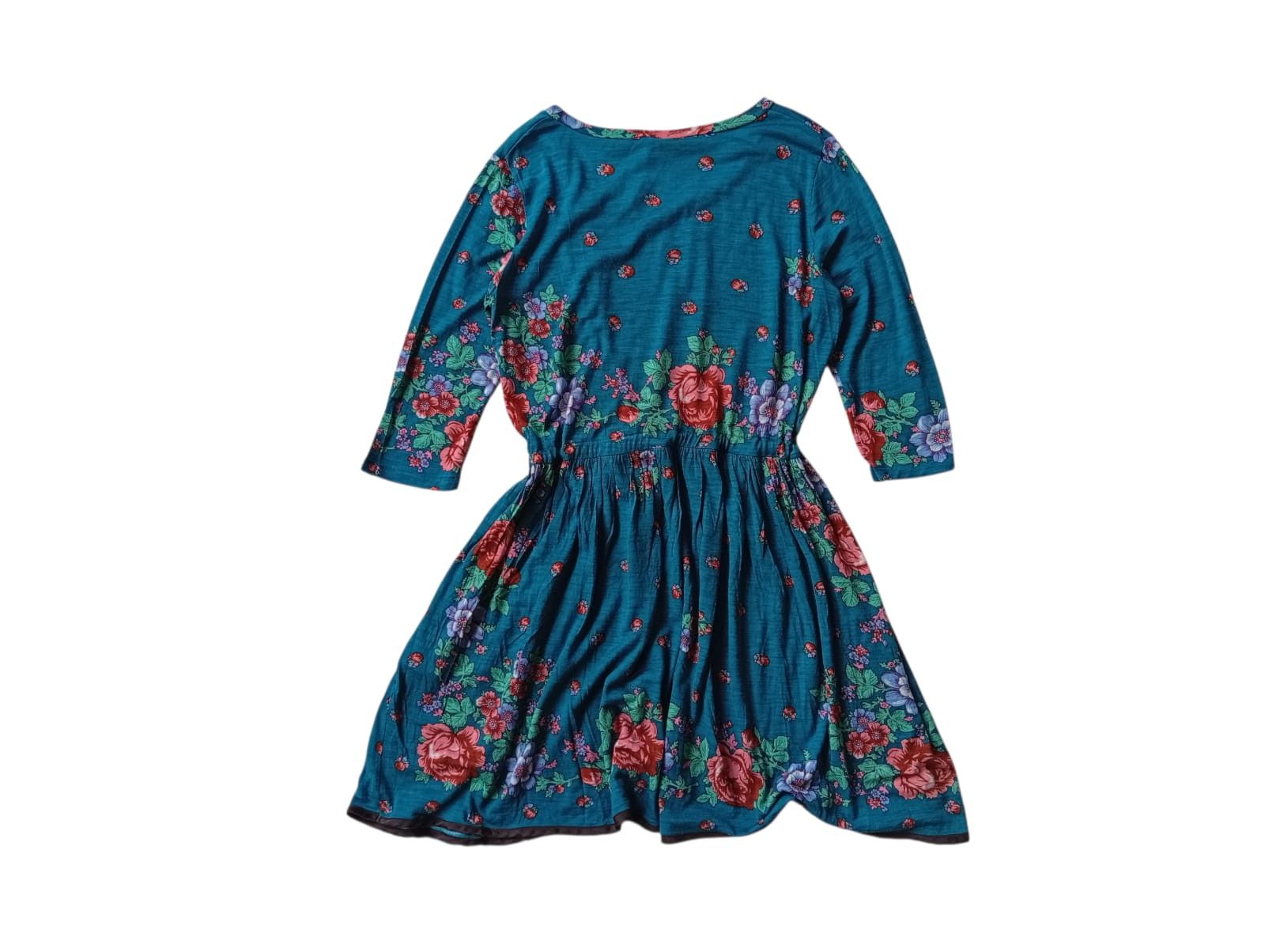 Issey Miyake Sunao Kuwahara wool floral dress Size M / US 6-8 / IT 42-44 - 4 Thumbnail